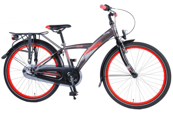 ervaring huren Meenemen Volare Thombike City Kinderfiets - Jongens - 24 inch - Grijs/Rood - Shimano  Nexus 3 versnellingen - Laak Bike